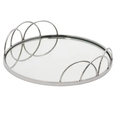 Round Tray With Mirror