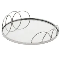 Round Tray With Mirror