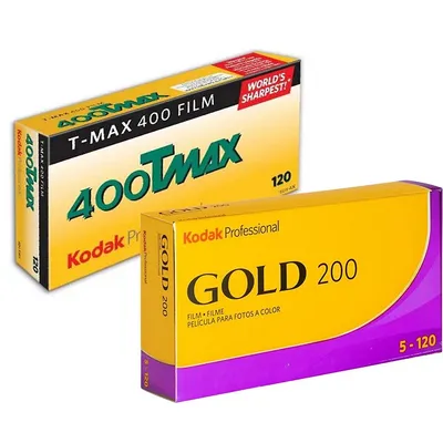 200 Gold Color Negative Film + Tmax 400 Black White Negative Film