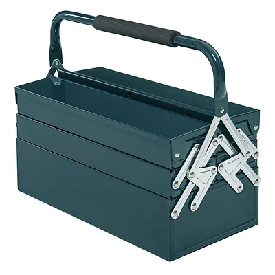 Portable 5-tray Metal Tool Box
