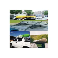 Universal Car Soft Roof Rack Pads For Canoe/surfboard/paddle Board/suv/snow Board With 8ft Tie-down Straps