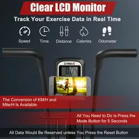Unlimited Resistance Airdyne Bike Fan Exercise Bike With Clear Lcd Display