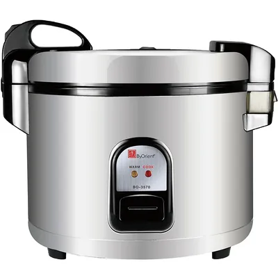 Commercial Deluxe Rice Cooker & Warmer, 35cups, 6.3l