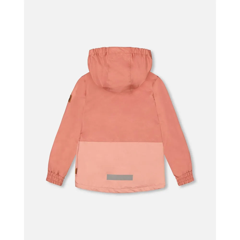 Hooded Colorblock Parka Ancient
