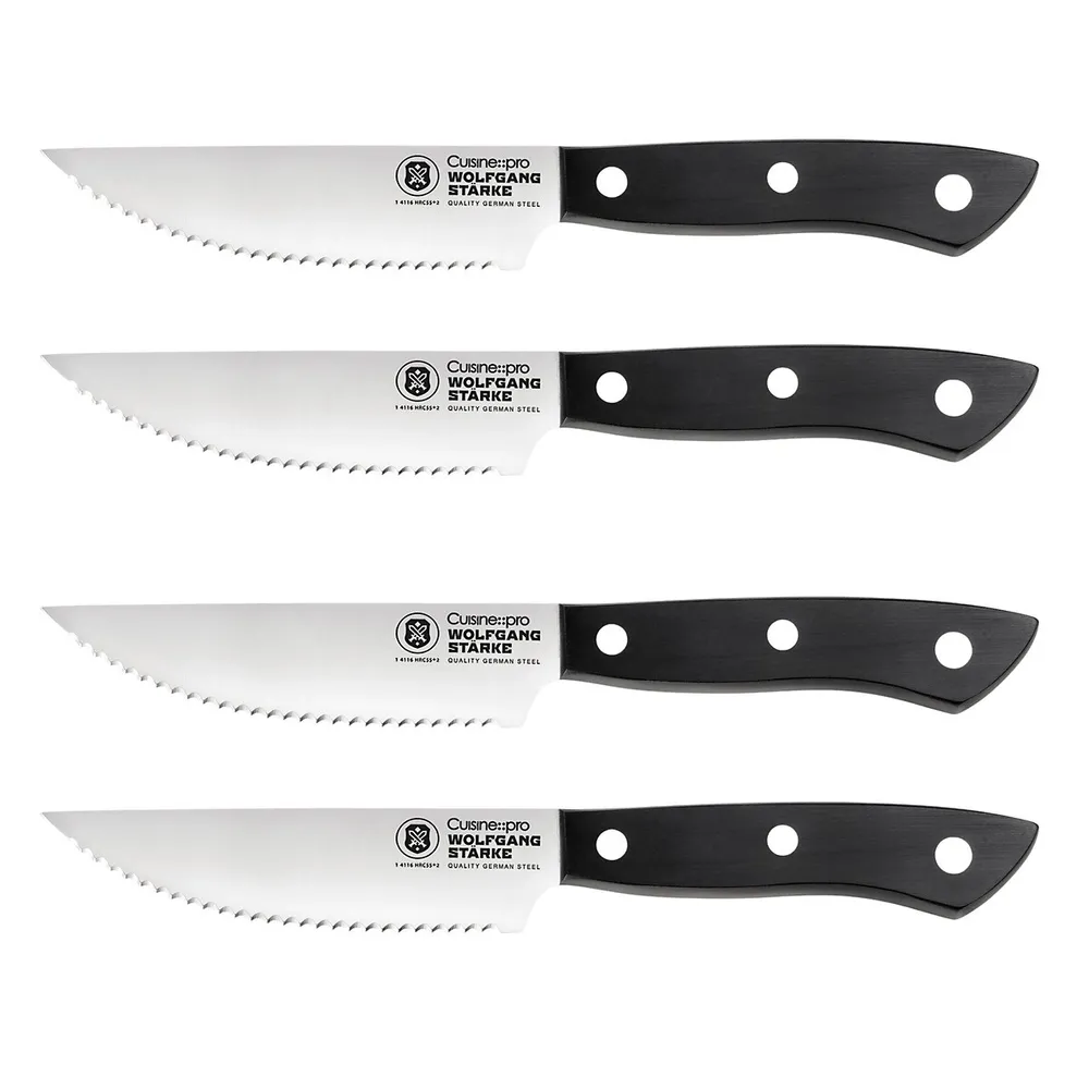 WOLFGANG STARKE™ 4-Piece Steak Knife Set 12.5cm 5in