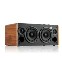 D12 Bookshelf Speaker - Integrated Desktop Stereo Bluetooth Speaker- Wooden Enclosure