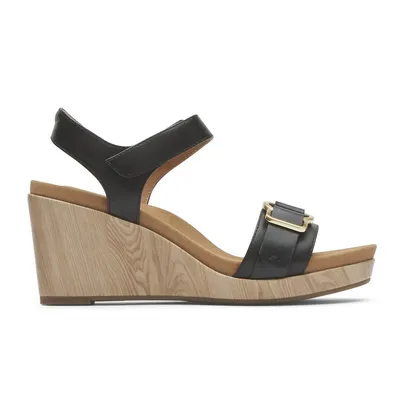 Briah Ii Two Band Wedge Sandal