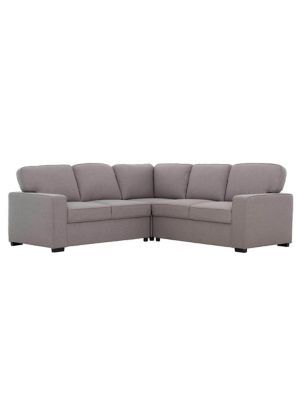 Santa Cruz Modular Corner Sectional Sofa In Solis Dark Grey