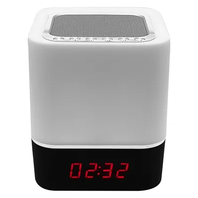 Color Changing Wireless Alarm Clock Speaker Multi