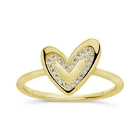Mabel Cz Heart Ring