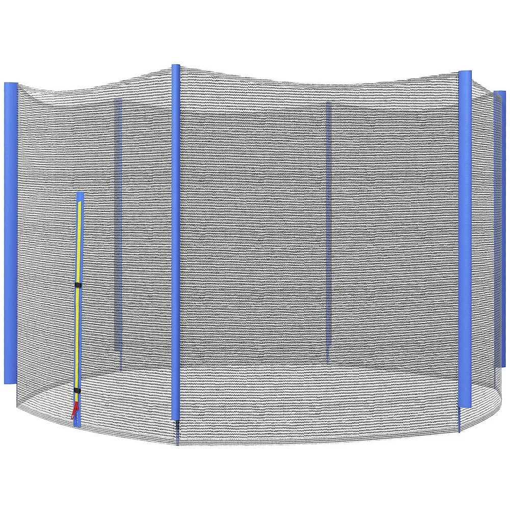Trampoline Net For 8ft Rond Trampoline With 6 Poles, Blue