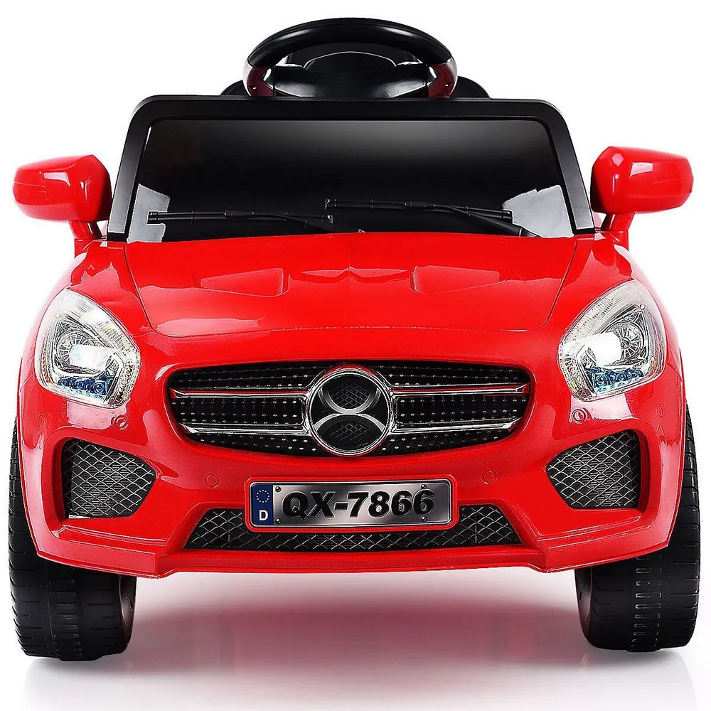 6v Kids Ride On Car Rc Remote Control Battery Powered W/ Led Lights Mp3