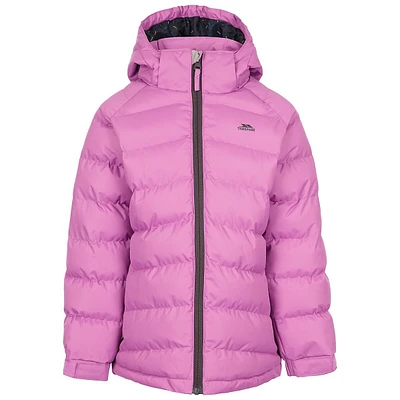 Girls Padded Quilted Jacket Windproof Water Resistant Hooded School Amira