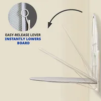 Wall-mounted Ironing Board | Foldable 36.2'' X 12.2'' Station For Home