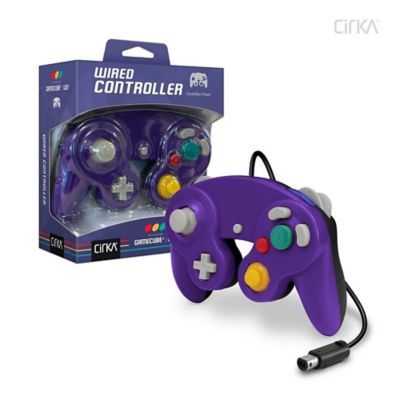 Wii/gamecube Cirka Controller (purple Black) - Gc