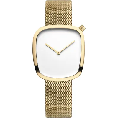 Ladies Pebble Stainless Steel Watch In Yellow Gold/yellow Gold
