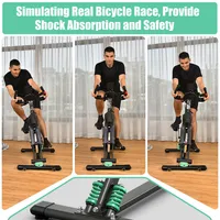 Stationary Exercise Bike Cycling Bike W/33lbs Flywheel Home Fitness Gym Cardio
