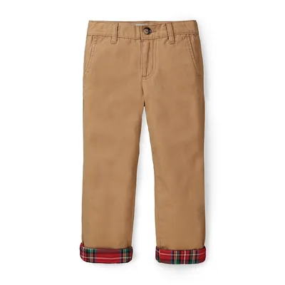 Boys Lined Chino Pant