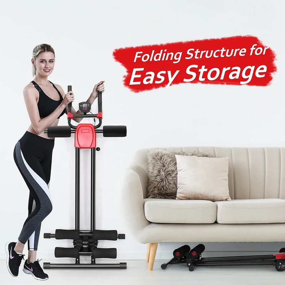 Ab Workout Machine with LCD Display Abdominal Fitness