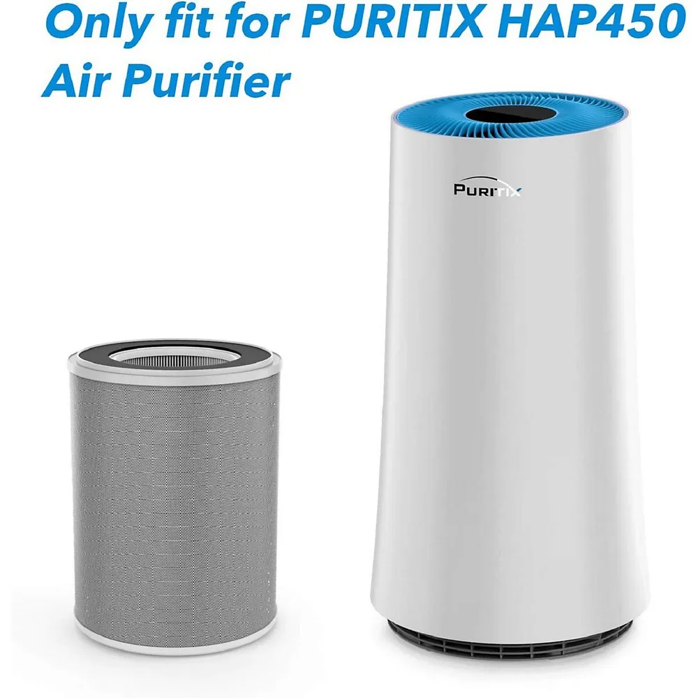 Air Purifier Replacement Filter For Puritix Hap450 Air Purifier With True Hepa Asin B08jshsf65 High Efficiency H13 Hepa Filter
