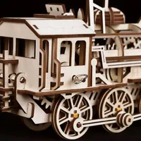 Locomotive Lk701 Mechanical Wooden Train Kit