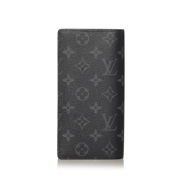 Louis Vuitton Brazza Wallet Grey Monogram Eclipse