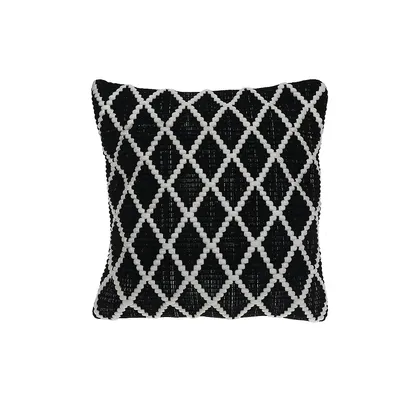 Ribbed Diamond Cushion - Set Of 2