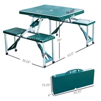 Folding Picnic Table Chair Set