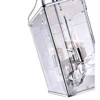 Maury 3 Light Up Chandelier With Chrome Finish