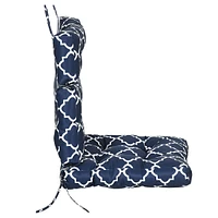 Outsunny Outdoor Seat/back Chair Cushion With Ties