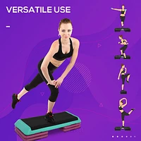 3.9"/5.9"/7.9" Aerobic Stepper Exercise For Outdoor Indoor