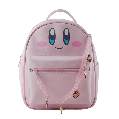 Kirby Big Face Mini Backpack With Charms