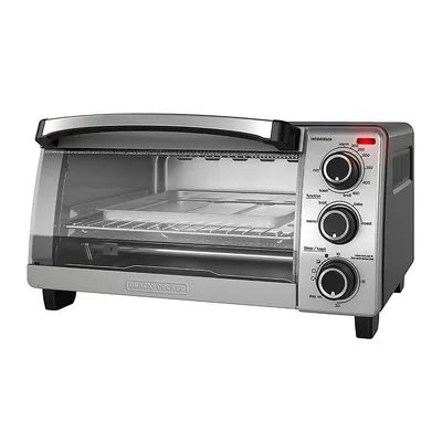 Toaster Oven, 4 Slice Capacity, 4 Functions, 1150w, Stainless Steel
