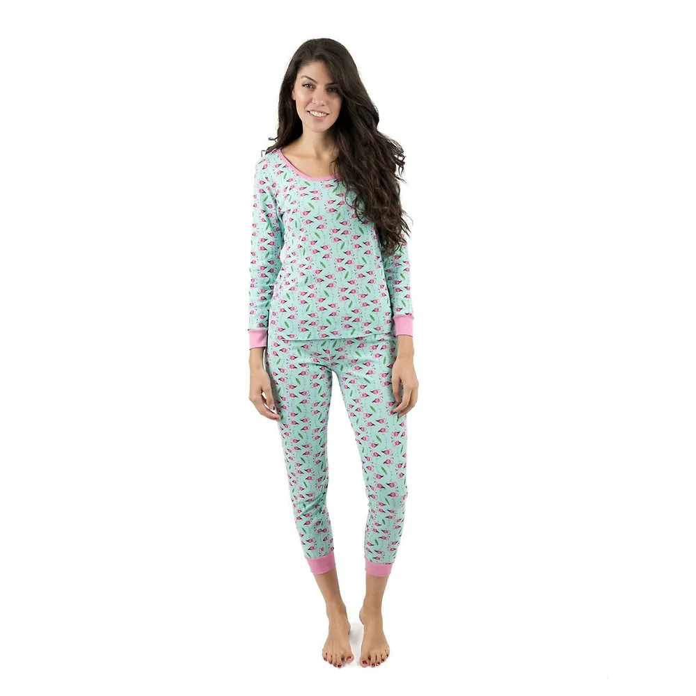 Leveret Womens Two Piece Cotton Pajamas