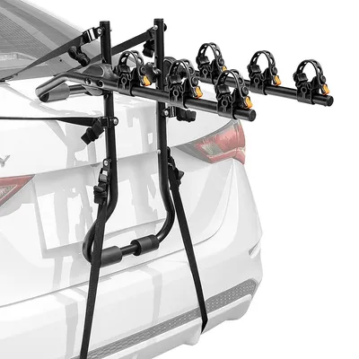 3-bike Trunk Mounted Bike Rack Bike Carrier Rack For Sedan Hatchback Minivan Suv