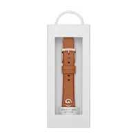 Women's Logo Charm Luggage Leather 38mm/40mm/41mm Band For Apple Watch®