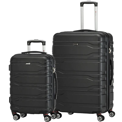 San Marino Collection Lightweight Spinner Luggage 2pc Set (20”+28”)