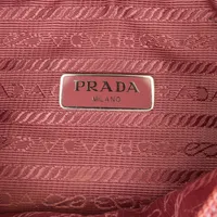 Pink Prada Mini Tessuto Re Edition 2000 Baguette