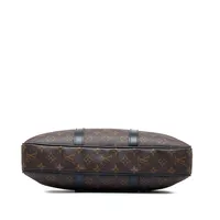 Louis Vuitton Monogram Macassar Porte-Documents Voyage PM - Brown