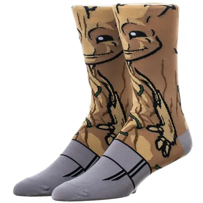 Marvel Comics - The Guardians Of The Galaxy - Groot 360 Character Crew Socks