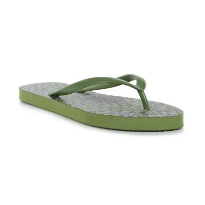 Womens/ladies Bali Abstract Flip Flops