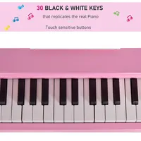 Kids Electronic Keyboard Set, Pink