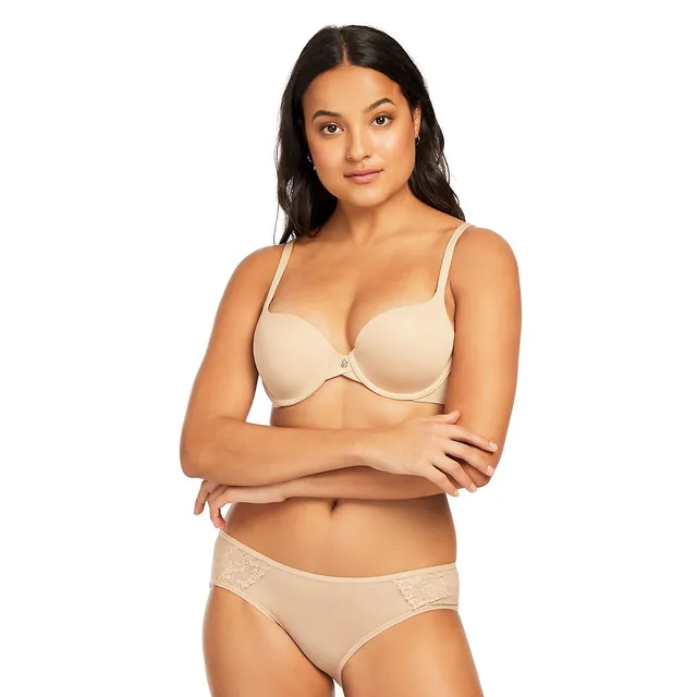 Lightly Lined Front Closure Demi Bra - Morning blue