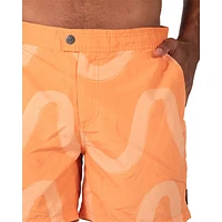 Sydney Orange Swim Shorts - Coffs