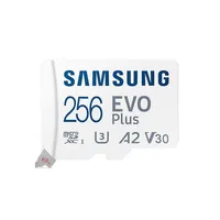 3 Pack Evo Plus Microsd 256gb, 130mbs Memory Card With Adapter