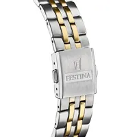 Automatic Stainless Steel Watch In Two Tone