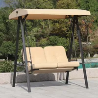2-seat Covered Outdoor Swing Chair