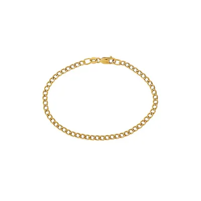 10k Gold Curb Link Bracelet
