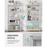 Pack Of Two 5-tier Heavy-duty Steel Shelving Storage Units
