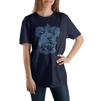 Harry Potter Hogwarts House Ravenclaw Crest Blue T-shirt